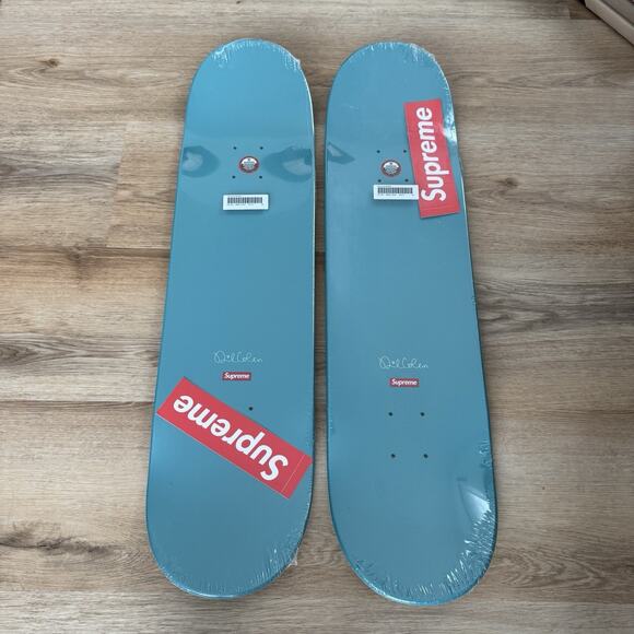 2021 Supreme Dan Colen NYC F/uck Candle Skateboard Deck Set SEALED NEW - Picture 4 of 6